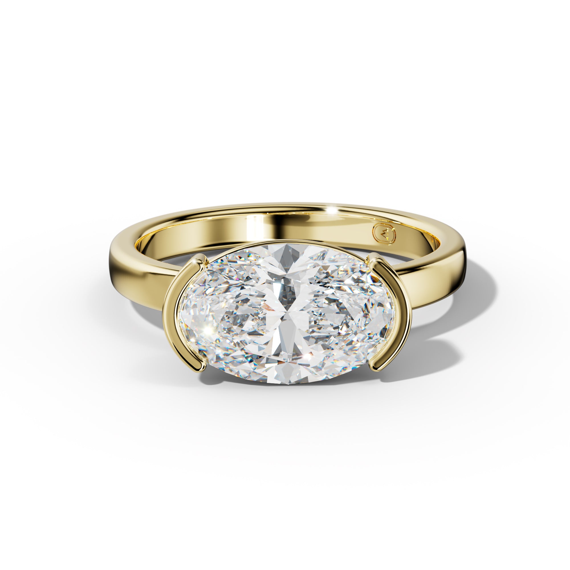 Delilah Oval Diamond Engagement Ring